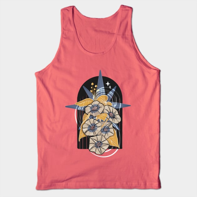 Moon Flower Tank Top by Off The Hook Studio